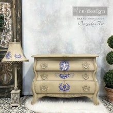 Load image into Gallery viewer, French Blue | Rub On No Water Transfer | ReDesign with Prima | Small Decor Transfers for Furniture