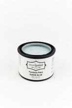 Load image into Gallery viewer, Suede Blue | MudPaint | Mineral based Clay Paint 4 oz. Furniture Paint - Chalk Paint