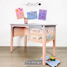 Load image into Gallery viewer, Mystic Hydrangea Flower Transfer by Redesign with Prima, Furniture Transfer Rub on decal