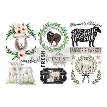 Load image into Gallery viewer, Sweet Lamb Farmhouse Transfer by Redesign with Prima, Furniture Transfer Rub on decal
