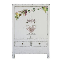 Load image into Gallery viewer, Wine transfer 3 sheets 6" X 12" each, Prima Redesign Transfer, Furniture Transfers, wine, Rub on decal