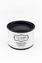 Load image into Gallery viewer, Charcoal | MudPaint | Mineral based Clay Paint 4 oz. Furniture Paint - Chalk Paint