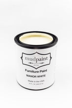 Load image into Gallery viewer, Manor White | MudPaint | Mineral based Clay Paint 4 oz. Furniture Paint - Chalk Paint