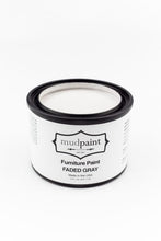 Load image into Gallery viewer, Faded Gray | MudPaint | Mineral based Clay Paint 4 oz. Furniture Paint - Chalk Paint