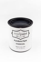 Load image into Gallery viewer, Charcoal | MudPaint | Mineral based Clay Paint 4 oz. Furniture Paint - Chalk Paint