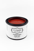 Load image into Gallery viewer, Aged Red | MudPaint | Mineral based Clay Paint 4 oz. Furniture Paint - Chalk Paint
