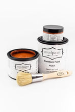 Load image into Gallery viewer, Rust | MudPaint | Mineral based Clay Paint 4 oz. Furniture Paint - Chalk Paint