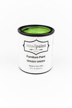 Load image into Gallery viewer, Grassy Green | MudPaint | Mineral based Clay Paint 4 oz. Furniture Paint - Chalk Paint
