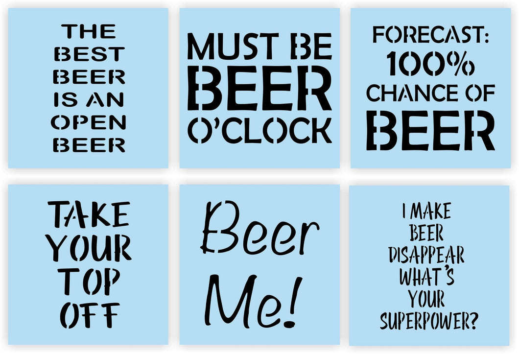 Beer Sayings Super Bundle Stencil