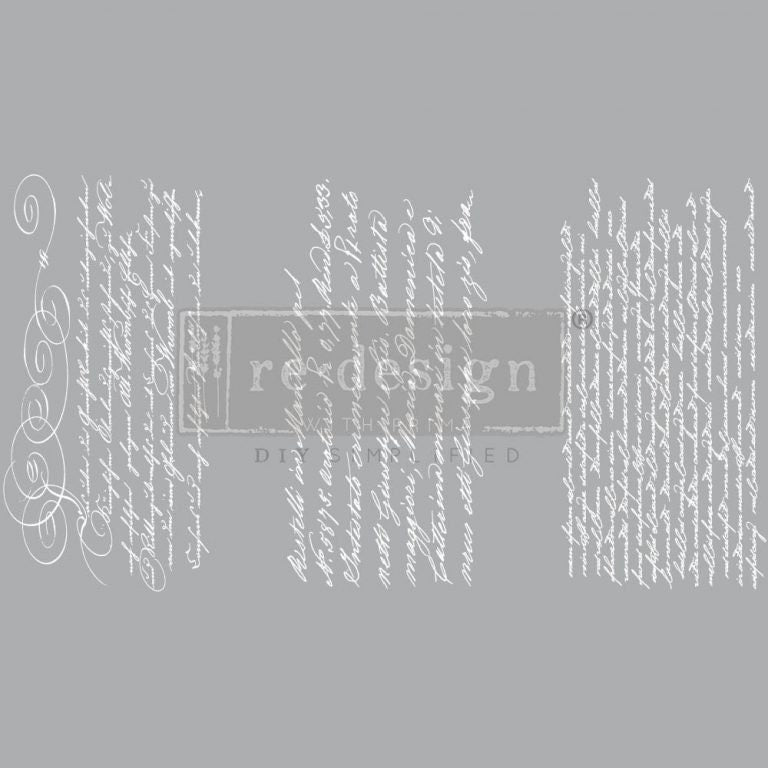 Secret Letter II | Rub On No Water Transfer | ReDesign with Prima | Small Decor Transfers for Furniture - New Release