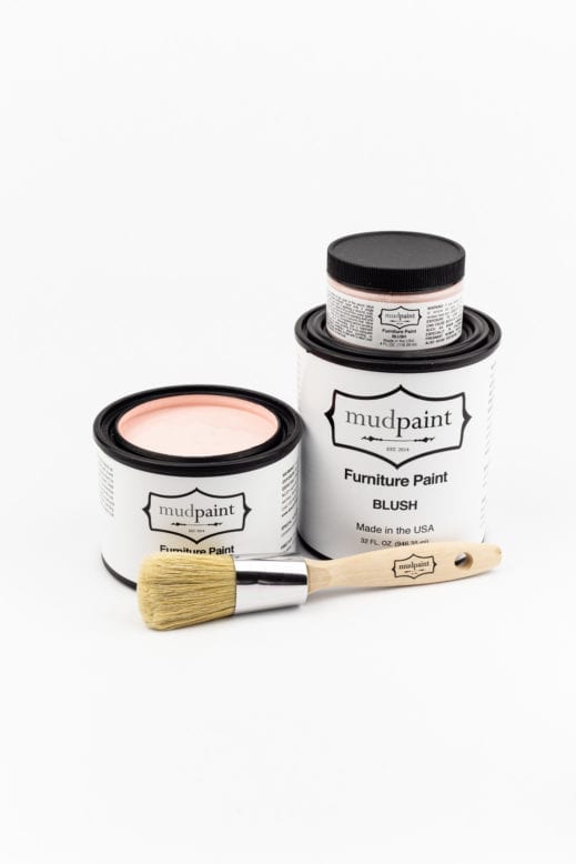 Blush | MudPaint | Mineral based Clay Paint 4 oz. Furniture Paint - Chalk Paint