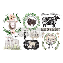 Load image into Gallery viewer, Sweet Lamb Farmhouse Transfer by Redesign with Prima, Furniture Transfer Rub on decal

