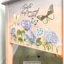 Load image into Gallery viewer, Mystic Hydrangea Flower Transfer by Redesign with Prima, Furniture Transfer Rub on decal
