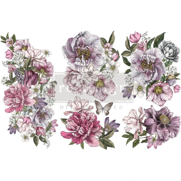 Dreamy Florals transfer 3 sheets 6