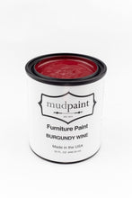 Load image into Gallery viewer, Burgundy Wine | MudPaint | Mineral based Clay Paint 4 oz. Furniture Paint - Chalk Paint
