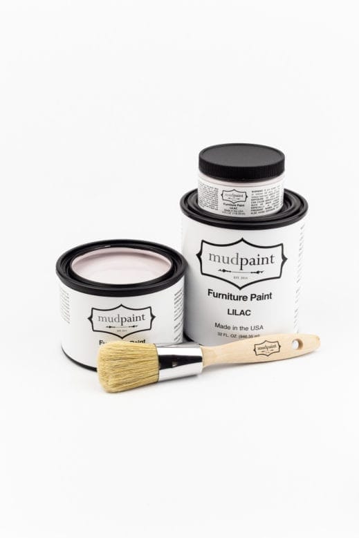 Lilac | MudPaint | Mineral based Clay Paint 4oz Furniture Paint - Chalk Paint
