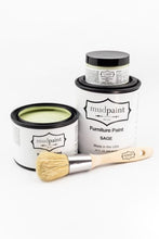 Load image into Gallery viewer, Sage | MudPaint | Mineral based Clay Paint 4 oz. Furniture Paint - Chalk Paint
