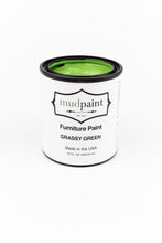 Load image into Gallery viewer, Grassy Green | MudPaint | Mineral based Clay Paint 4 oz. Furniture Paint - Chalk Paint
