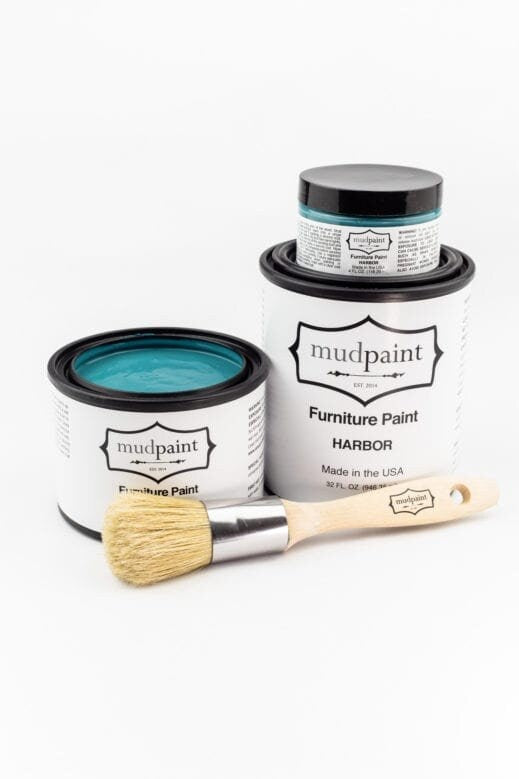 Harbor | MudPaint | Mineral based Clay Paint 4 oz. Furniture Paint - Chalk Paint