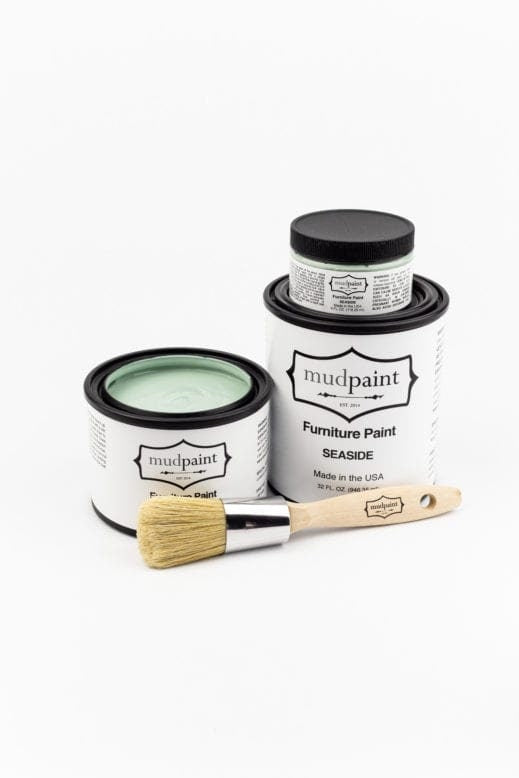 Seaside | MudPaint | Mineral based Clay Paint 4 oz. Furniture Paint - Chalk Paint