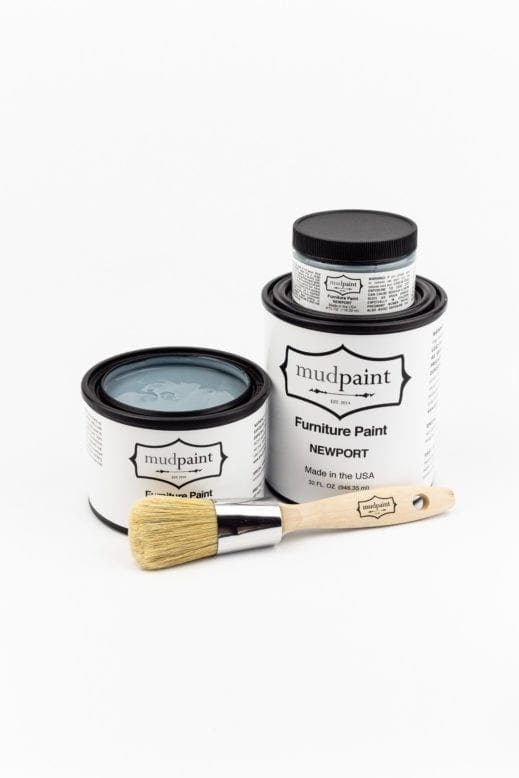 Newport | MudPaint | Mineral based Clay Paint 4 oz. Furniture Paint - Chalk Paint